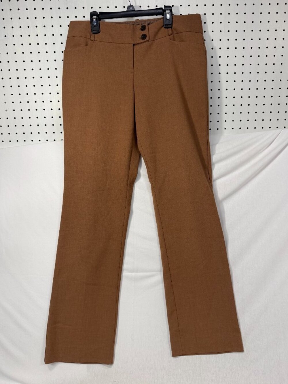 The Limited Drew Dress Pants 10R Brown Tan Slacks Polyester Viscose Blend Fall